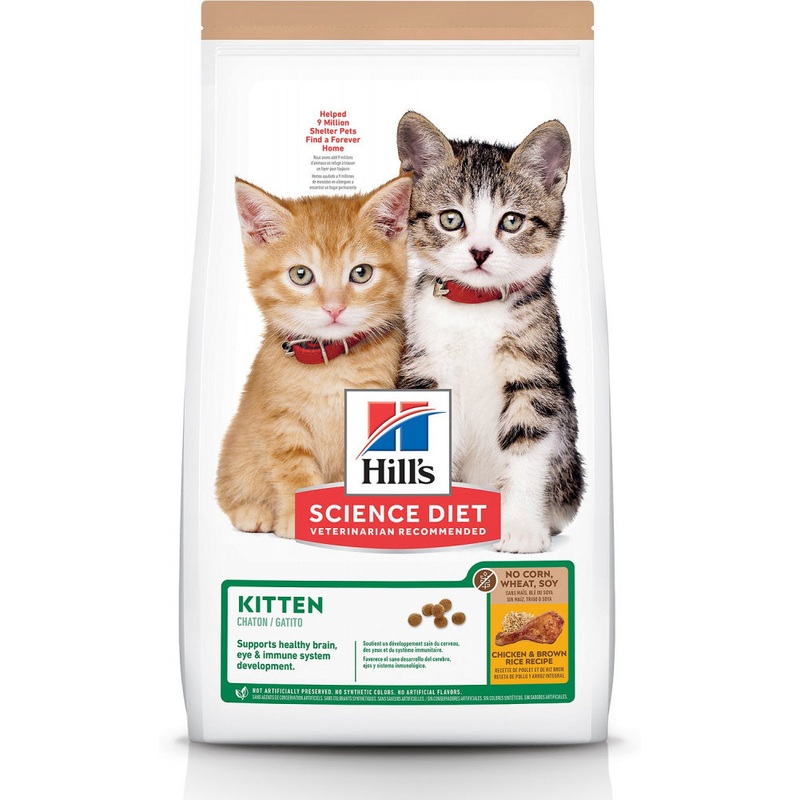 Hill's Science Diet No Corn, Wheat, or Soy Chicken Kitten Dry Cat Food