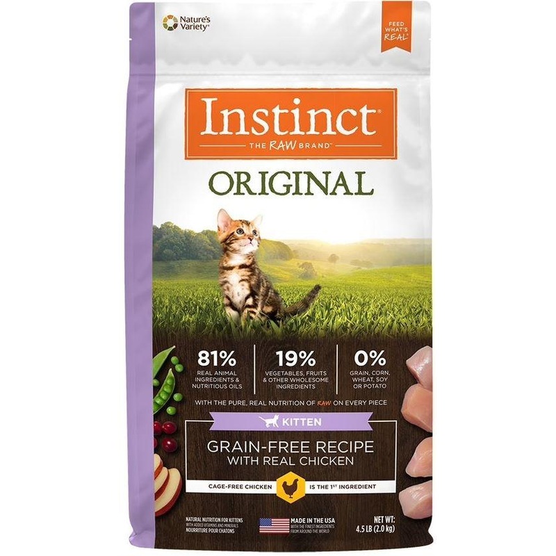 Instinct Original Kitten Grain Free Recipe with Real Chicken Natural Dry Cat Food