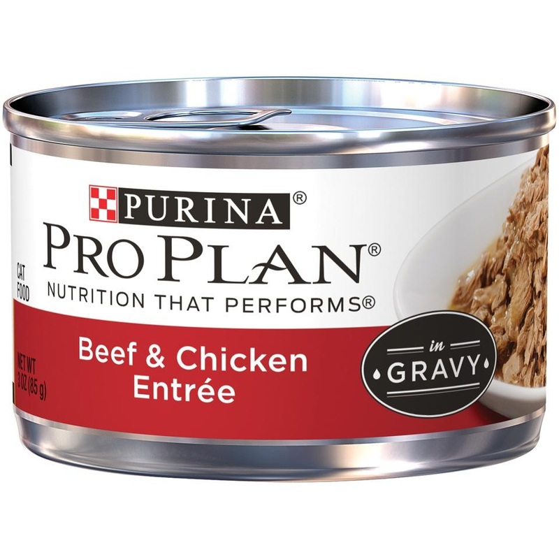 Purina Pro Plan Savor Adult Beef & Chicken in Gravy Entree Canned Cat Food
