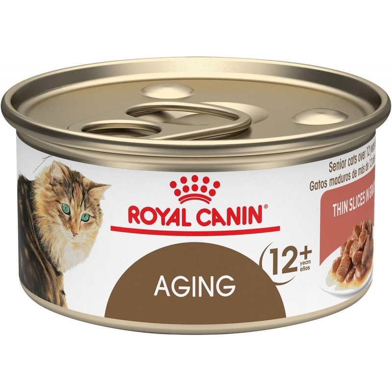 Royal Canin Aging 12+ Senior Thin Slices in Gravy Canned Cat Food