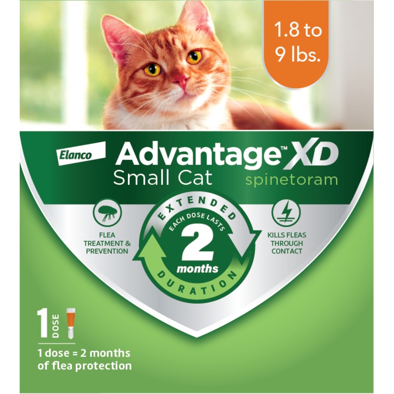 Advantage XD Topical Flea Protection for Small Cats, 1 Pk