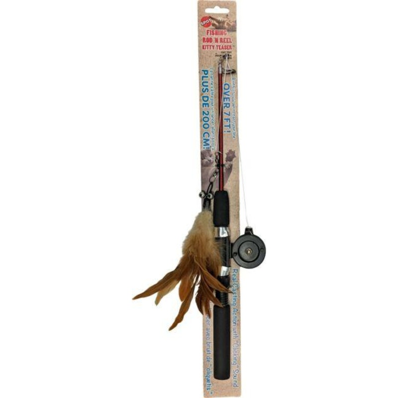 Ethical Pet Fishing Rod n Reel Kitty Teaser