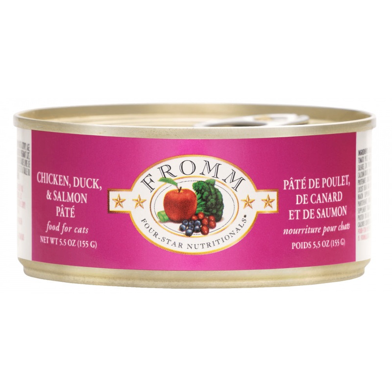 Fromm Four Star Chicken, Duck & Salmon Pate Canned Cat Food