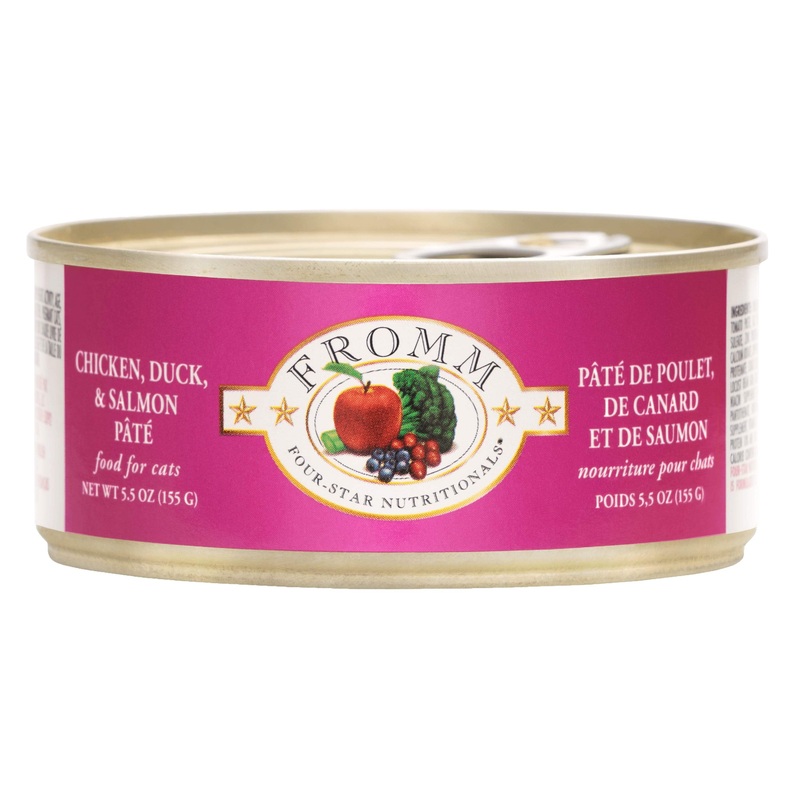 Fromm Four-Star Nutritionals Chicken, Duck, & Salmon Pat Food for Cats