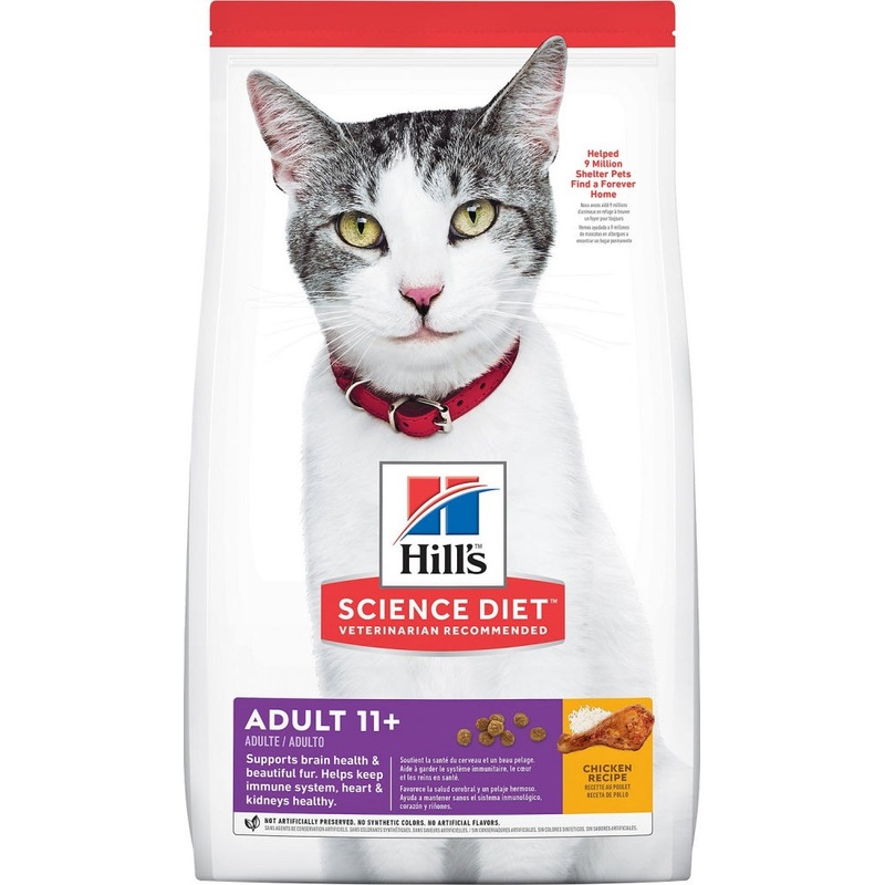 Hill's Science Diet Senior Age 11+ Chicken Recipe Dry Cat Food
