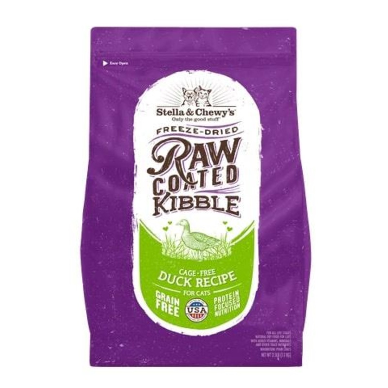 Stella & Chewy's Raw Coated Kibble Cage Free Duck Recipe Dry Cat Food