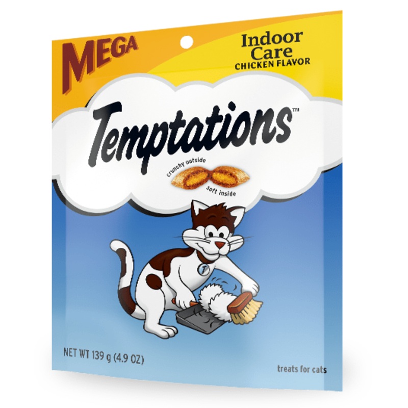 Temptations Hairball Control Crunchy & Soft Chicken Flavor Cat Treats