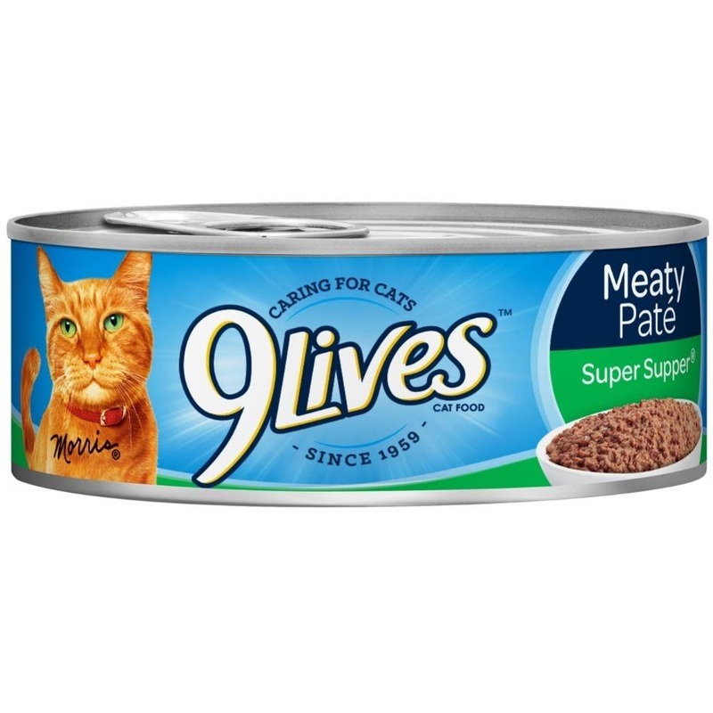 9 Lives Meaty Pate Super Supper Canned Cat Food