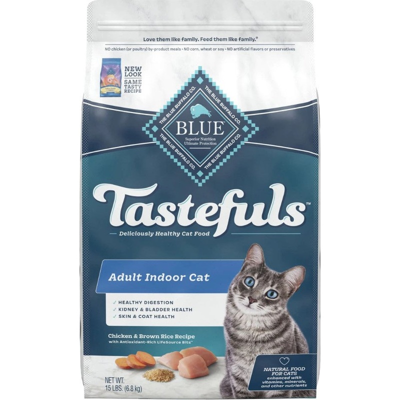 Blue Buffalo Indoor Health Natural Chicken & Brown Rice Adult Dry Cat Food