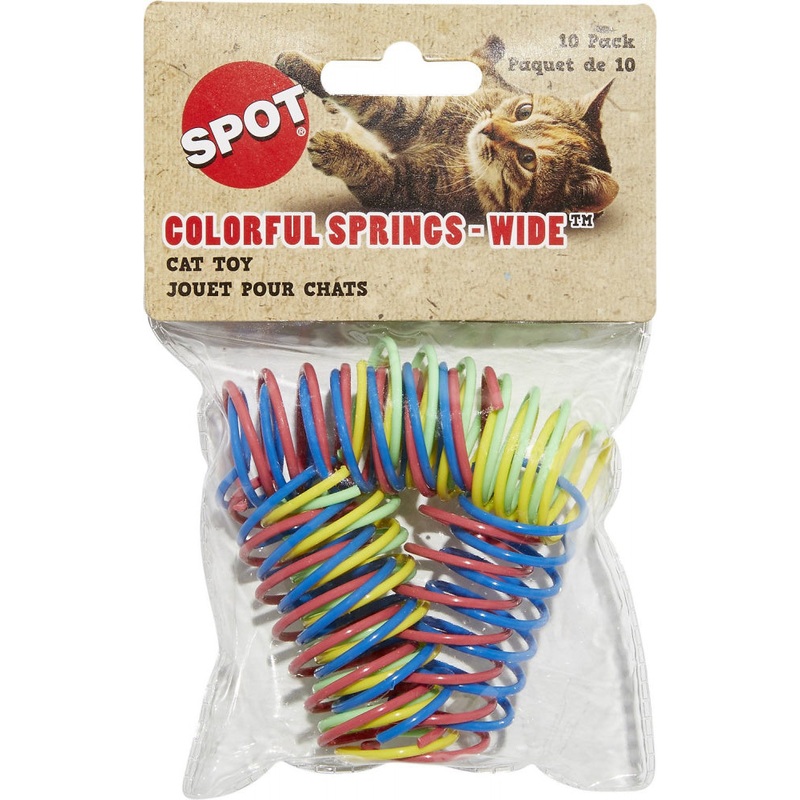 Ethical Pet Colorful Springs Wide Cat Toy
