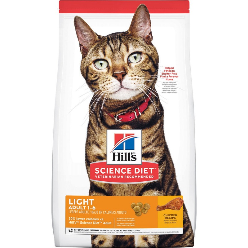 Hill's Science Diet Adult Light Chicken Recipe Dry Cat Food