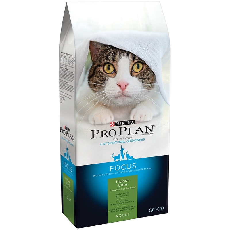 Purina Pro Plan Focus Indoor Care Turkey & Rice Formula Dry Cat Food