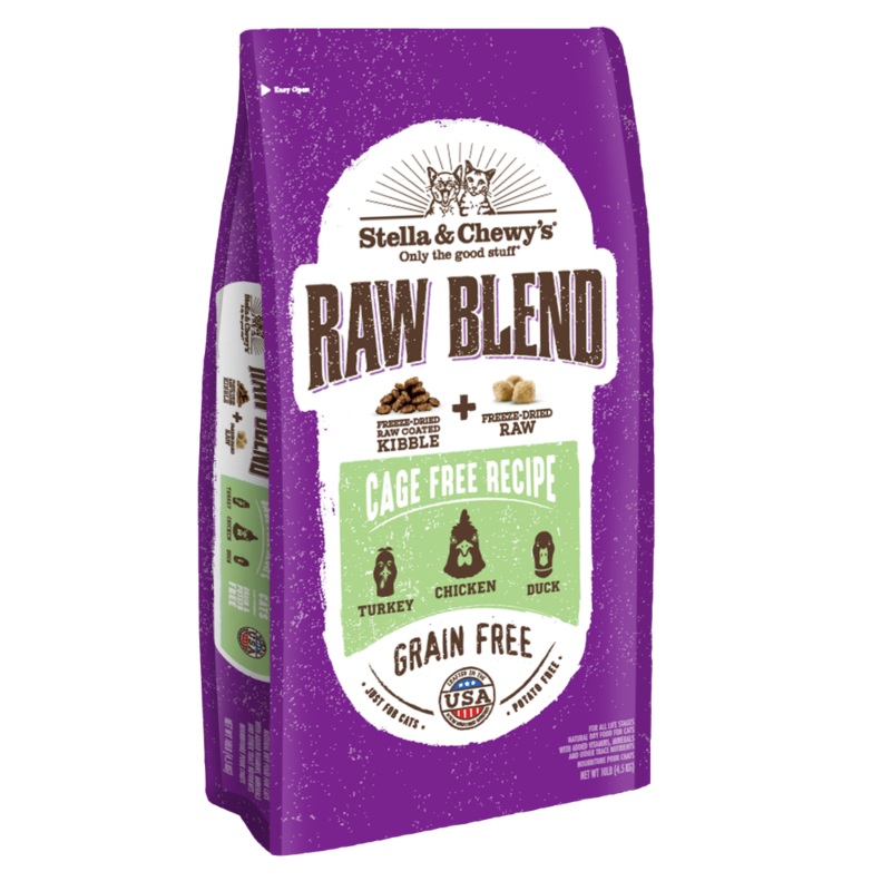 Stella & Chewy's Raw Blend Kibble Cage Free Poultry Recipe Dry Cat Food
