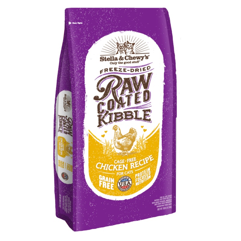 Stella & Chewy's Raw Coated Kibble Cage Free Chicken Recipe Dry Cat Food