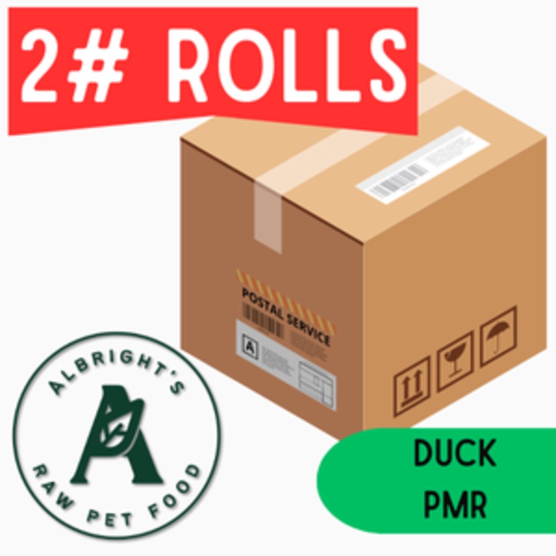 Albright's Duck PMR - 2 lb Rolls Shipping Box w/ NO Dry Ice (22 Rolls)