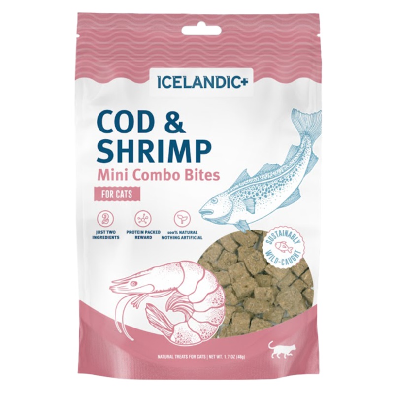 Icelandic Cat Mini Cod & Shrimp Combo Bites