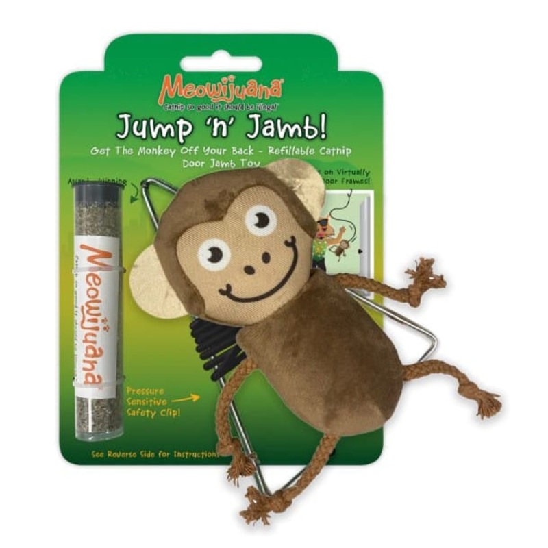 Meowijuana Door Jump N' Jamb Swinging Door Toy - Funky Monkey