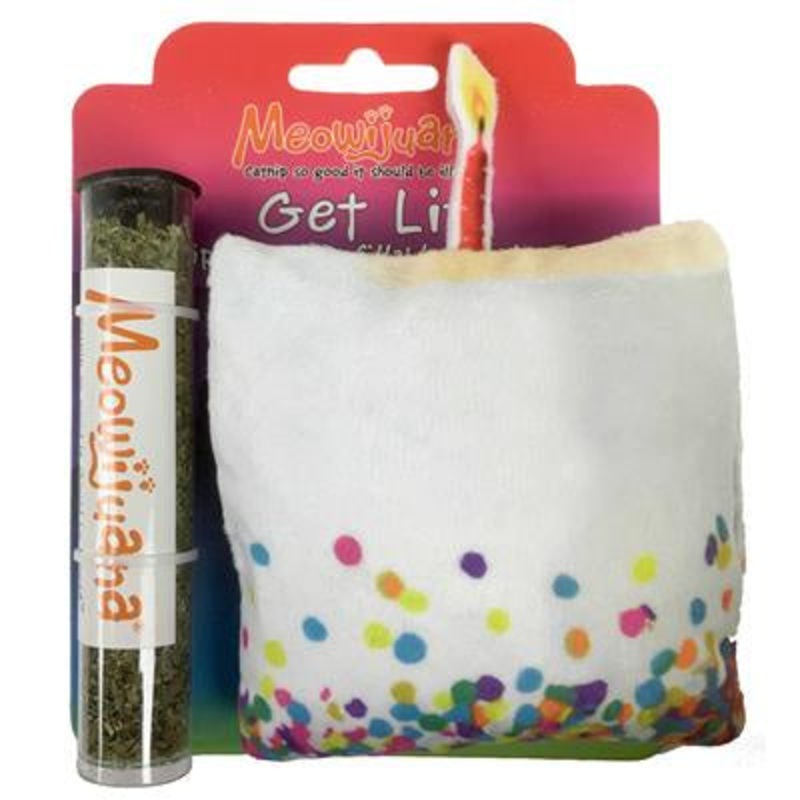 Meowijuana Get Lit Birthday Cake