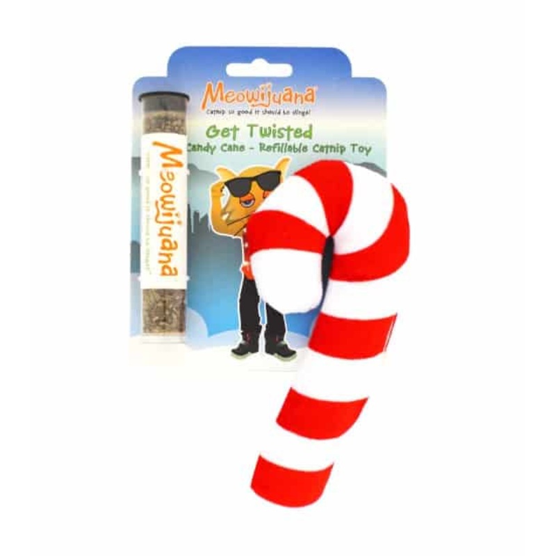 Meowijuana Get Twisted Candy Cane