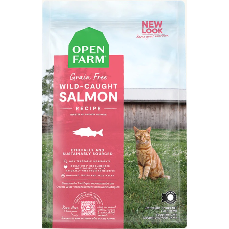 Open Farm Wild-Caught Salmon Dry Cat Food