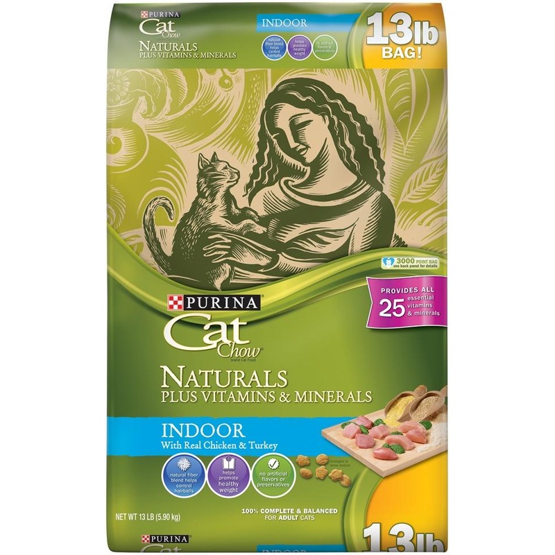 Purina Cat Chow Naturals Indoor Plus Vitamins & Minerals Dry Cat Food