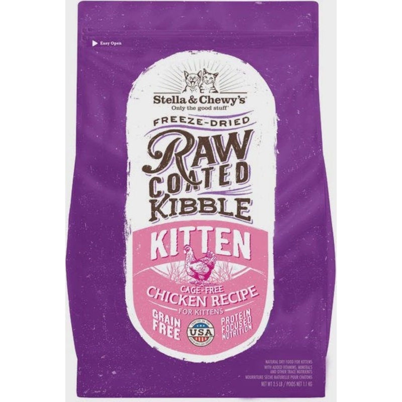 Stella & Chewy's Cat Raw Coated Kitten Cage- Free Chicken