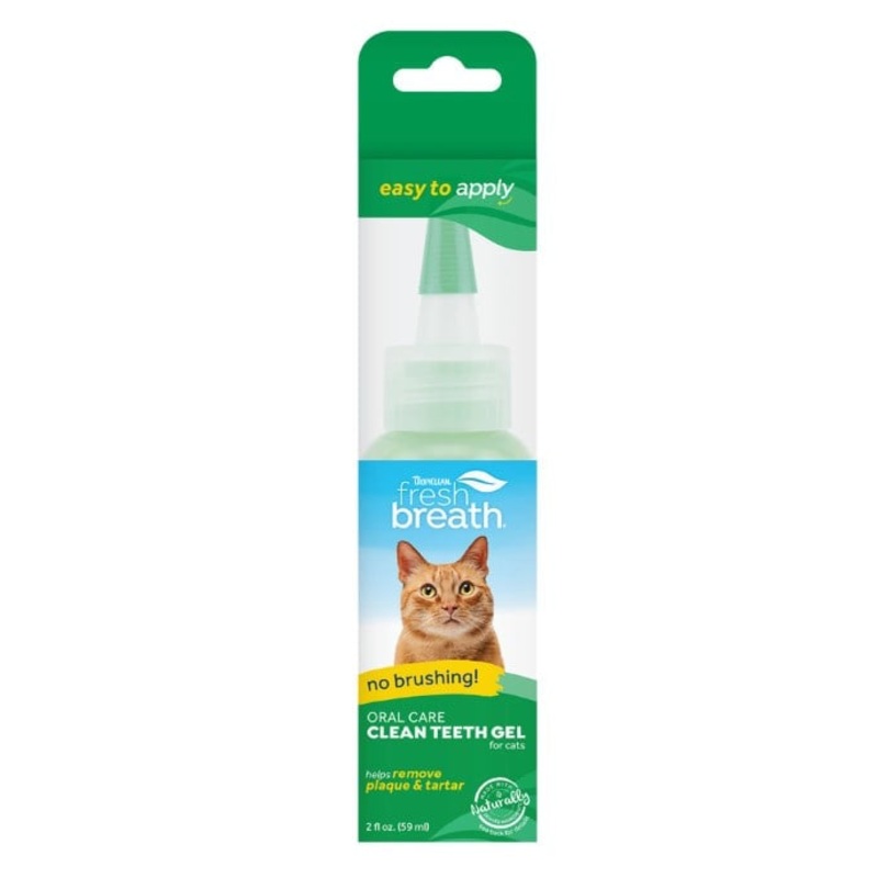 TropiClean Fresh Breath Cat Brushing Gel