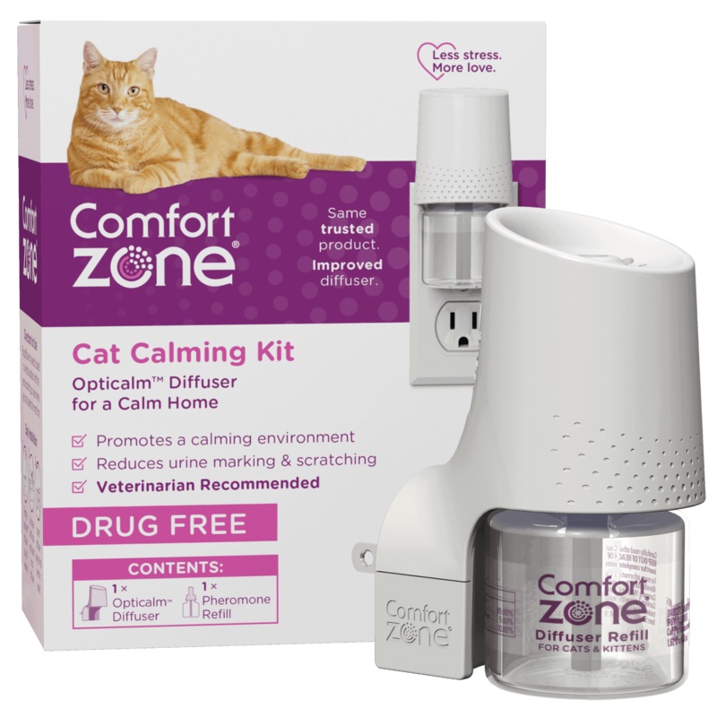Comfort Zone Cat Calming Diffuser Kit