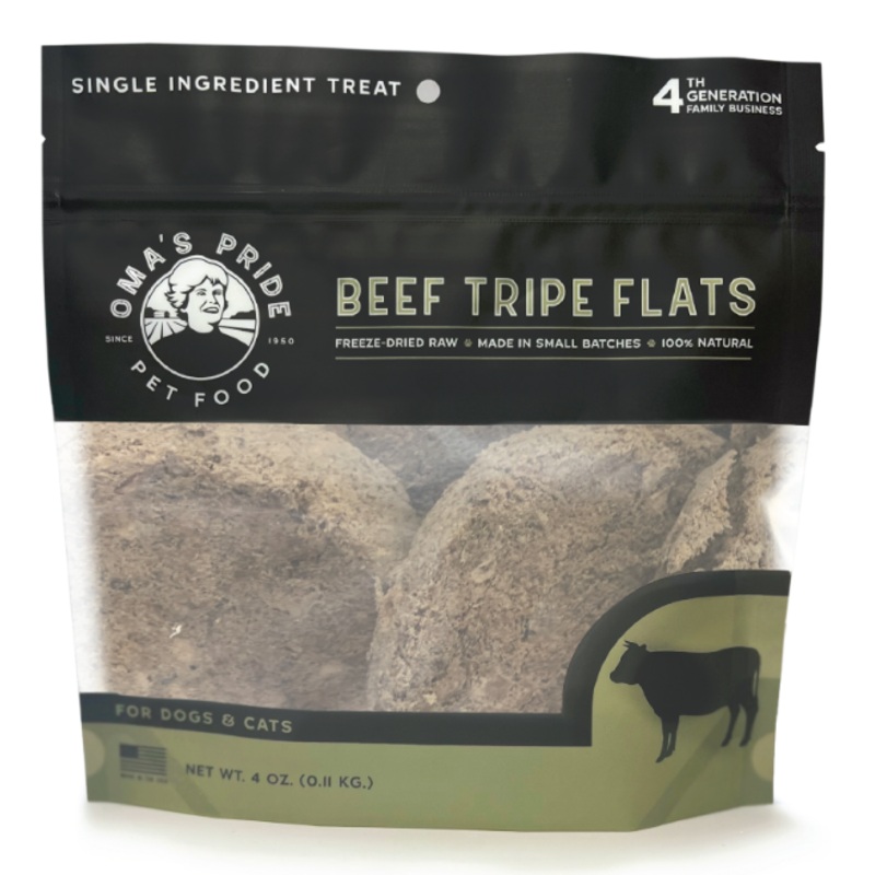 Oma's Pride Freeze-Dried Beef Tripe Flats