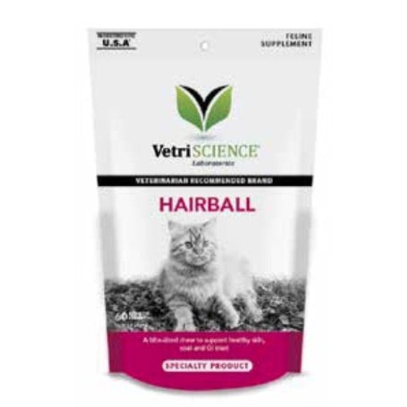 VetriScience Cat Hairball Support 60 ct