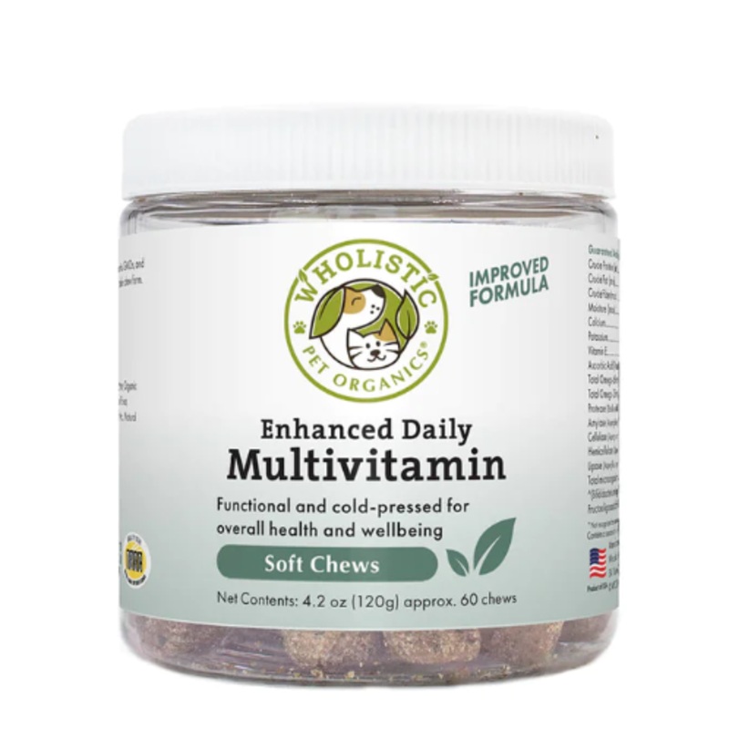 Wholistic Pet Organics Enhanced Daily Multivitamin Soft Chews