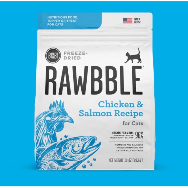 Bixbi Rawbble Chicken & Salmon Cat Freeze-Dried