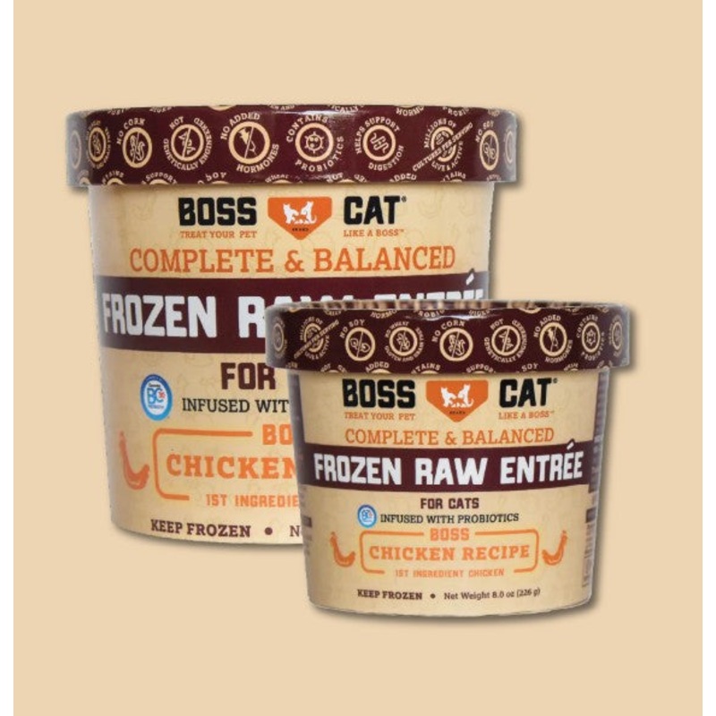 Boss Cat Frozen Chicken Entre
