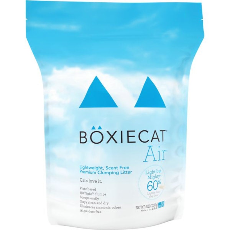 BoxieCat Air Lightweight Unscented Premium Clumping Cat Litter