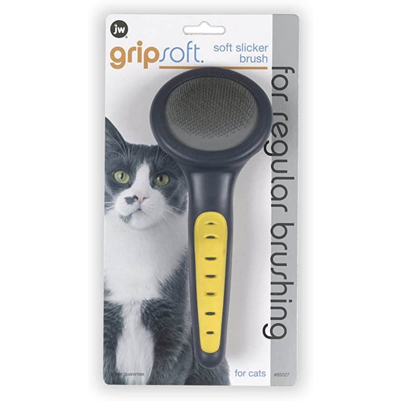 JW Cat GripSoft Soft Slicker Brush