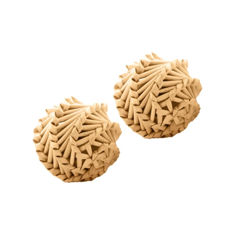 Kong Naturals Straw Ball - 2pk