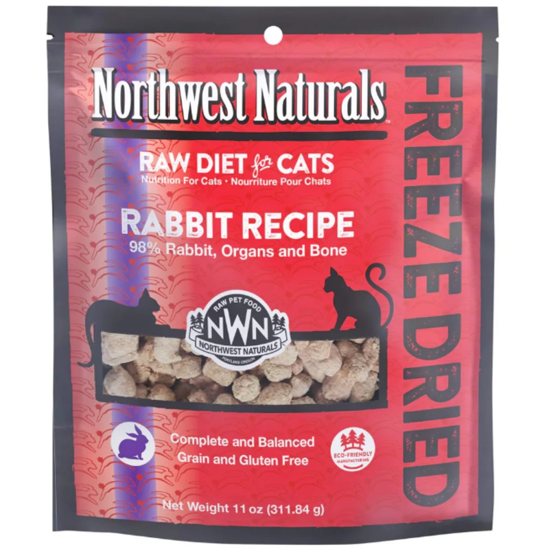 Northwest Naturals Cat Freeze Dried Rabbit - 11 oz