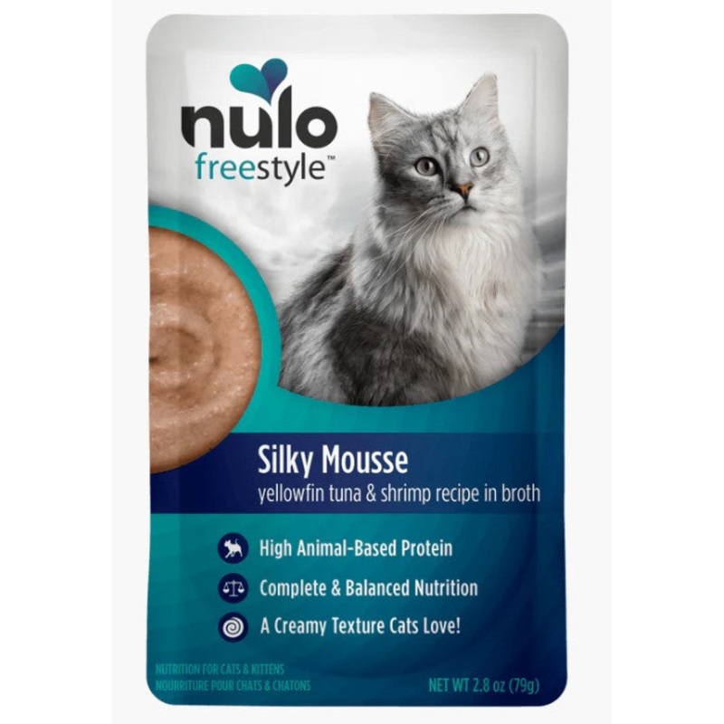 Nulo Cat Freestyle Silky Mousse Yellowfin Tuna & Shrimp in Broth