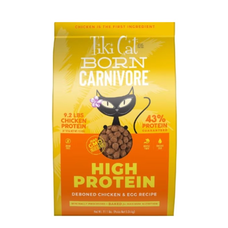 Tiki Cat Born Carnivore High Protein: Deboned Chicken & Egg - 2.8lb