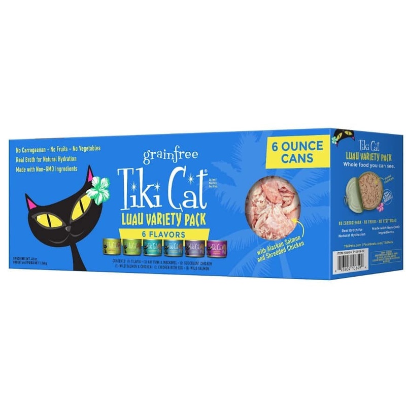Tiki Cat Luau Shreds Variety Pack