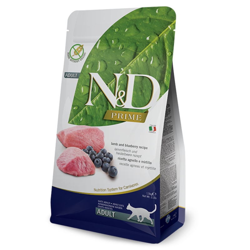 Farmina Prime Lamb & Blueberry Recipe for Adult Cats