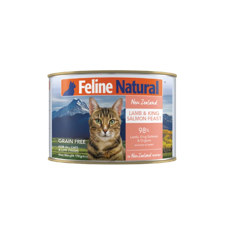 Feline Natural Lamb & King Salmon Canned Cat Food (6oz Can)