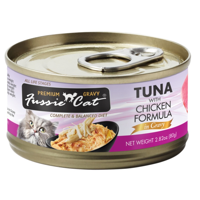 Fussie Cat Tuna with Chicken in Gravy