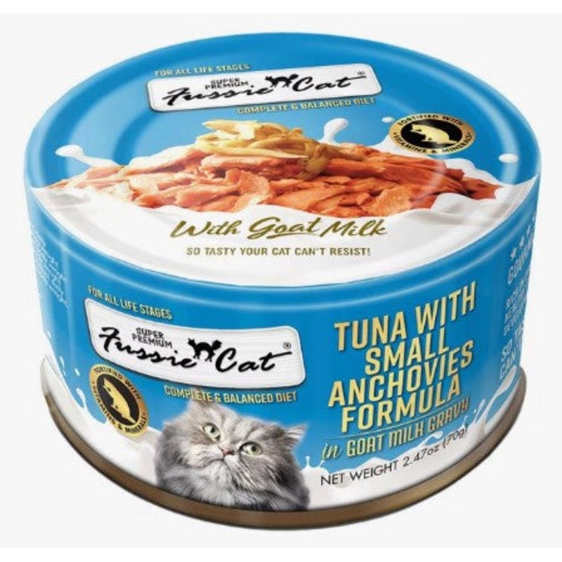 Fussie Cat Tuna with Small Anchovies in Goat Milk Gravy