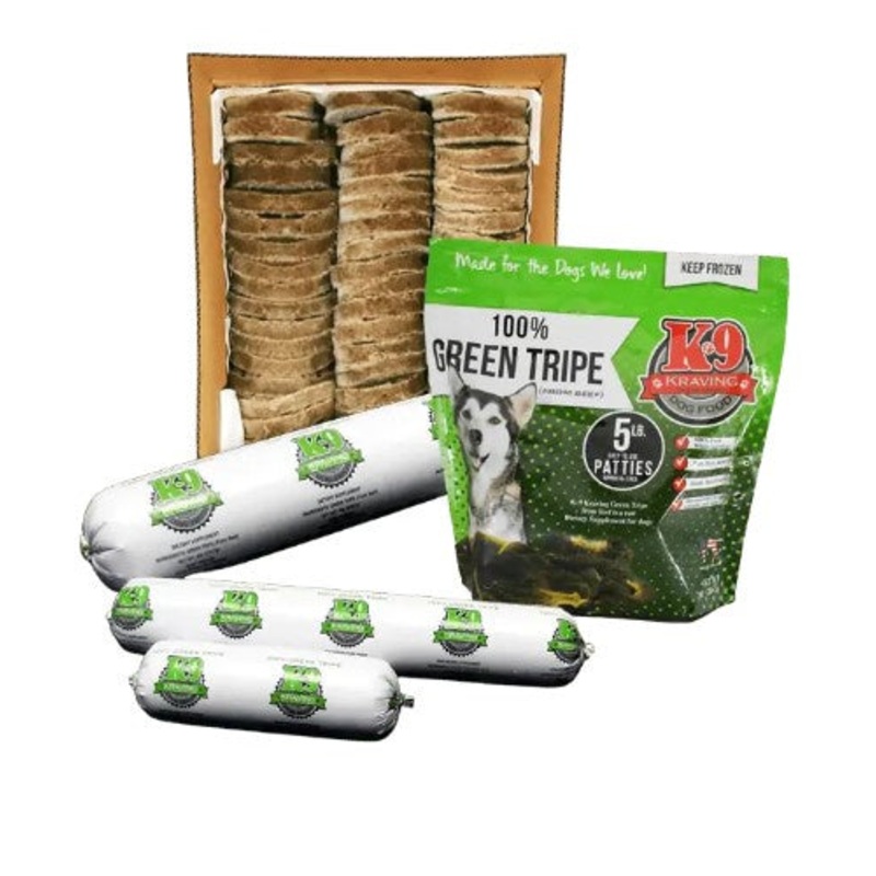 K-9 Kraving Beef Green Tripe - 5 lb Roll