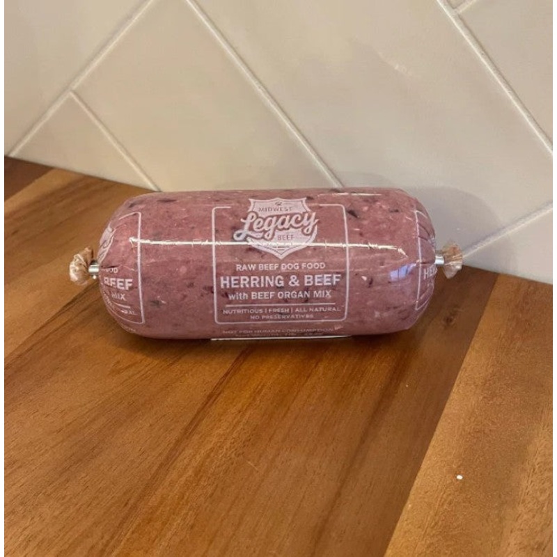 Midwest Legacy Beef Herring & Beef Individual 1lb Roll