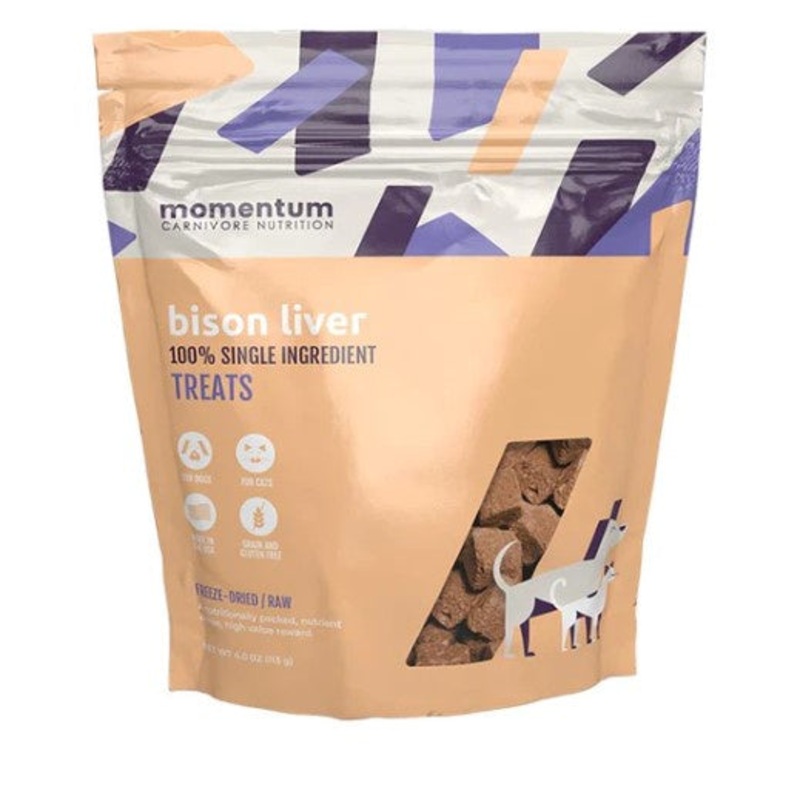 Momentum Freeze Dried Bison Liver Treats