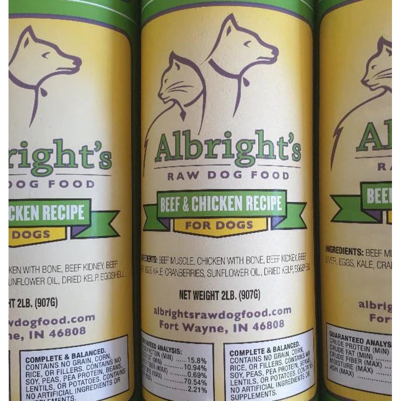 Albright's Beef and Chicken - 2 lb/18 Roll Case