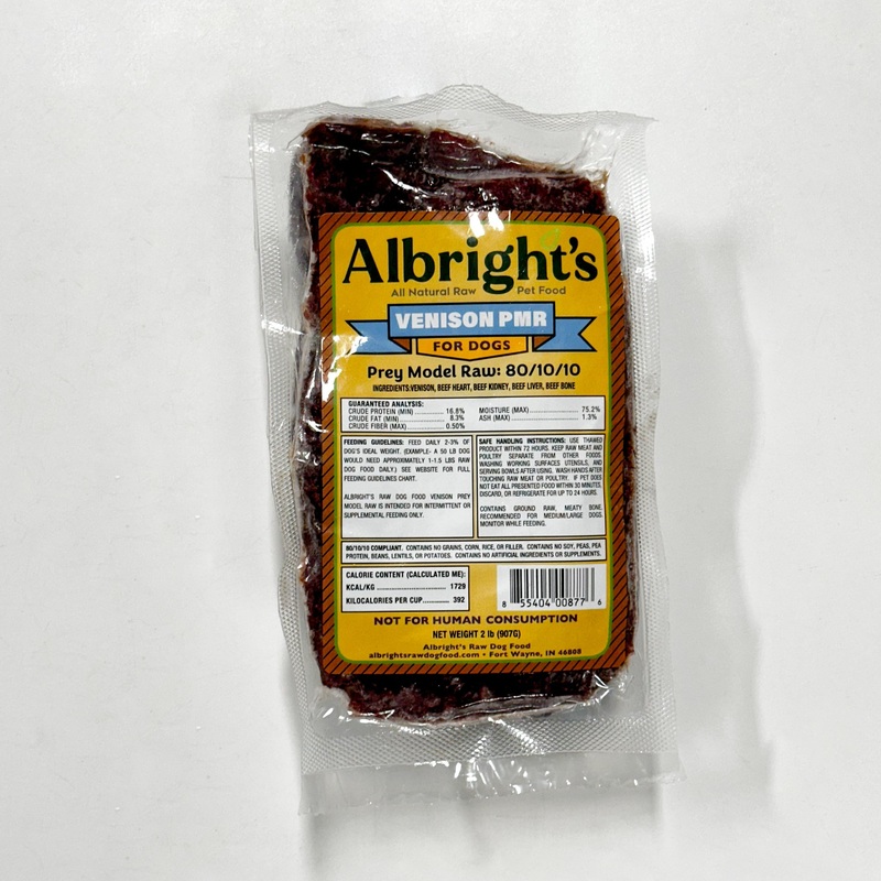 Albright's Venison PMR - 2 lb/Individual Pkg