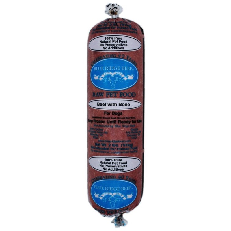 Blue Ridge Beef-Beef with Bone (HPP)- 2 lb/15 Roll Case